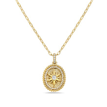 Load image into Gallery viewer, North Star Diamond Necklace - 14K Yellow Gold