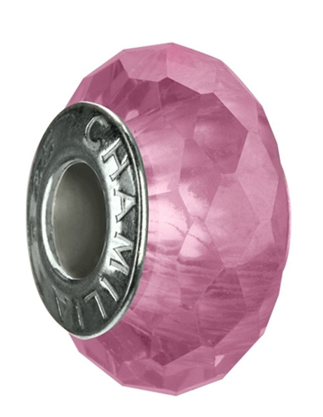 Jeweled Pink Murano Glass Bead - Chamilia