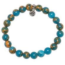 Load image into Gallery viewer, &quot;Good Vibrations&quot; Ocean Jasper Stacker Bracelet - TJazelle