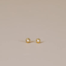 Load image into Gallery viewer, Sun Stud w/ Opal Stud Earrings - Jax Kelly