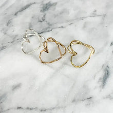 Load image into Gallery viewer, Sideways Open Heart Ring