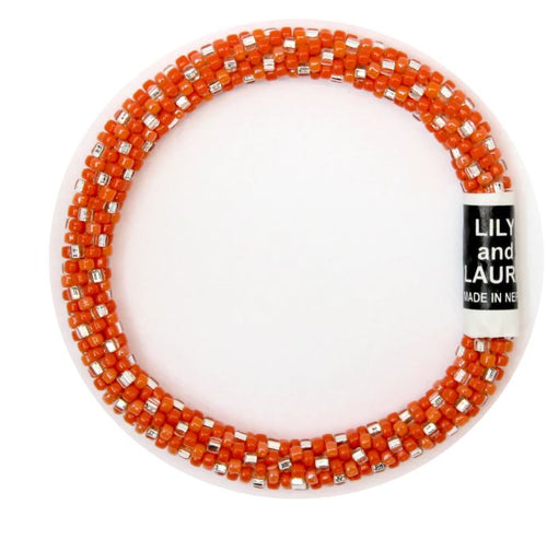 Orange Celebrations Roll On Bracelet - Lily and Laura