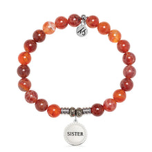 Load image into Gallery viewer, Sister Disc Silver Charm Bracelet - TJazelle