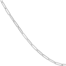 Load image into Gallery viewer, 18&quot; Paperclip Chain with Pear Lock