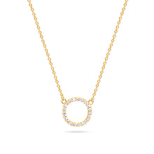 Load image into Gallery viewer, Halo Circle Necklace Chloe &amp; Lois
