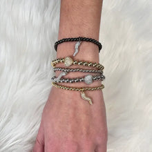 Load image into Gallery viewer, Pave Italian Horn "Cornicello" Stretchy Bracelet - Love Lisa