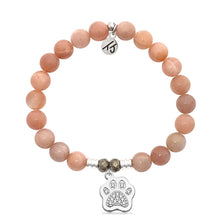 Load image into Gallery viewer, Paw CZ Silver Charm Bracelet - TJazelle