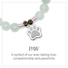 Load image into Gallery viewer, Paw CZ Silver Charm Bracelet - TJazelle