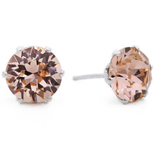 Load image into Gallery viewer, Peach Mini Bling Earrings - JoJoLovesYou