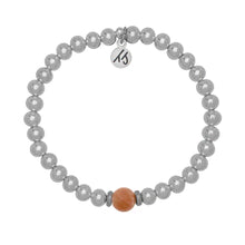 Load image into Gallery viewer, Peach Moonstone - TJazelle Cape Bracelet