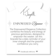 Load image into Gallery viewer, Pearl Gold Empowered Elegance Beaded Bracelet - TJazelle