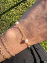 Load image into Gallery viewer, Pearls by the Yard Bracelet - 14K Gold