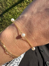 Load image into Gallery viewer, Pearls by the Yard Bracelet - 14K Gold