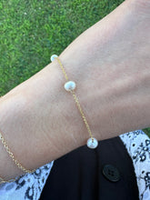 Load image into Gallery viewer, Pearls by the Yard Bracelet - 14K Gold