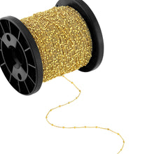 Load image into Gallery viewer, Permanent Jewelry Bracelet - Sunny - Faceted Bead Chain