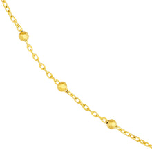 Load image into Gallery viewer, Permanent Jewelry Bracelet - Sunny - Faceted Bead Chain