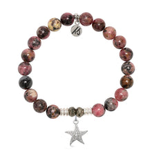 Load image into Gallery viewer, "CZ Starfish" Silver Charm Bracelet - TJazelle