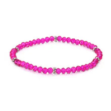 Load image into Gallery viewer, Pink with Silver Accents - Crystal Stacker