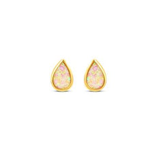Load image into Gallery viewer, Pink Opal Drop of Rose Stud Earrings - Chloe &amp; Lois