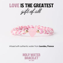 Load image into Gallery viewer, Porcelain Heart Unconditional Love Holy Water Stretch Bracelet