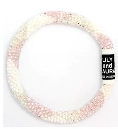 Pink Champagne, White and Silver Big Diamonds - Roll On Lily and Laura