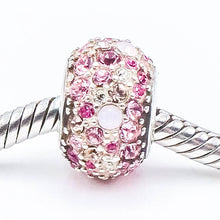 Load image into Gallery viewer, Jeweled Light Pink Kaleidoscope Bead - Chamilia