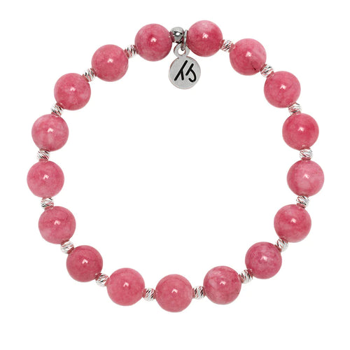 Pink Jade Mindfulness Bracelet - TJazelle