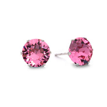 Load image into Gallery viewer, Pink Mini Bling Earrings - JoJoLovesYou