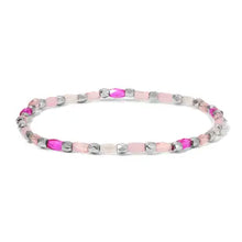 Load image into Gallery viewer, &quot;The Allie&quot; Pink Crystal Stretch Bracelet