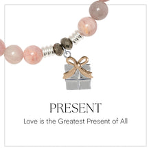 Load image into Gallery viewer, "Present" Silver &amp; Rose Gold Charm Bracelet  - TJazelle