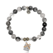 Load image into Gallery viewer, "Present" Silver &amp; Rose Gold Charm Bracelet  - TJazelle