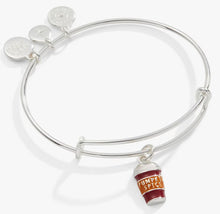 Load image into Gallery viewer, "Pumpkin Spice Cup" Charm Bangle Bracelet - Alex and Ani