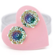 Load image into Gallery viewer, Pure Imagination Bling Sterling Silver Stud Earrings - JoJoLovesYou