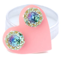 Load image into Gallery viewer, Pure Imagination Mega Bling Sterling Silver Stud Earrings - JoJoLovesYou
