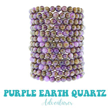 Load image into Gallery viewer, Adventurer Stacker with Purple Earth Quartz - TJazelle HELP