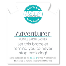 Load image into Gallery viewer, Adventurer Stacker with Purple Earth Quartz - TJazelle HELP