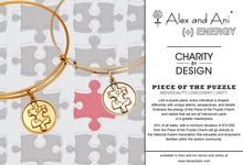 Load image into Gallery viewer, Piece of the Puzzle Charm Bangle Bracelet - Alex and Ani