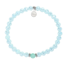 Load image into Gallery viewer, Aqua Blue Crystal Radiance AWSC Bracelet - TJazelle HELP Collection