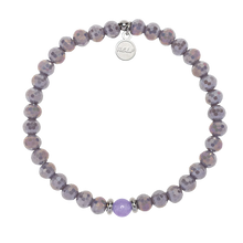 Load image into Gallery viewer, Purple Crystal Radiance Cradles to Crayons Bracelet - TJazelle HELP Collection