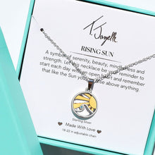 Load image into Gallery viewer, Rising Sun Necklace - 18K Plated &amp; Sterling Silver TJazelle