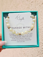 Load image into Gallery viewer, Moonstone Courage Within Bracelet - TJazelle
