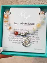 Load image into Gallery viewer, "Dare to Be Different" Infinite Steel Charm Bracelet - TJazelle
