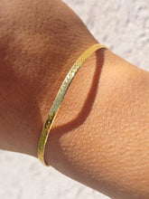 Load image into Gallery viewer, Gold Plated Herringbone Bracelet