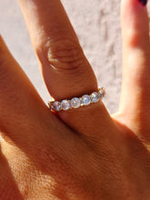 Load image into Gallery viewer, 14K Yellow Gold CZ Eternity Band - Estate Ring