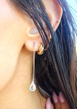 Load image into Gallery viewer, Clear Mini Teardrop Gemstone Threader