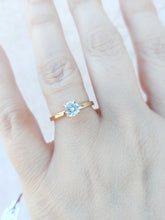Load image into Gallery viewer, .53 Carat Diamond Engagement Ring - 14K Yellow Gold