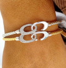 Load image into Gallery viewer, *NEW* C Italian Hook with Cubic Zirconia