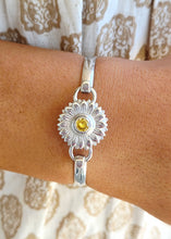 Load image into Gallery viewer, Sunflower Cape Cod Converter Clasp - Sterling Silver