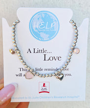 Load image into Gallery viewer, St. Jude "A Little Love" Multi Charms Charity Bracelet