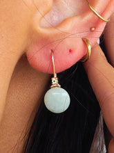 Load image into Gallery viewer, Jade Earrings -14k